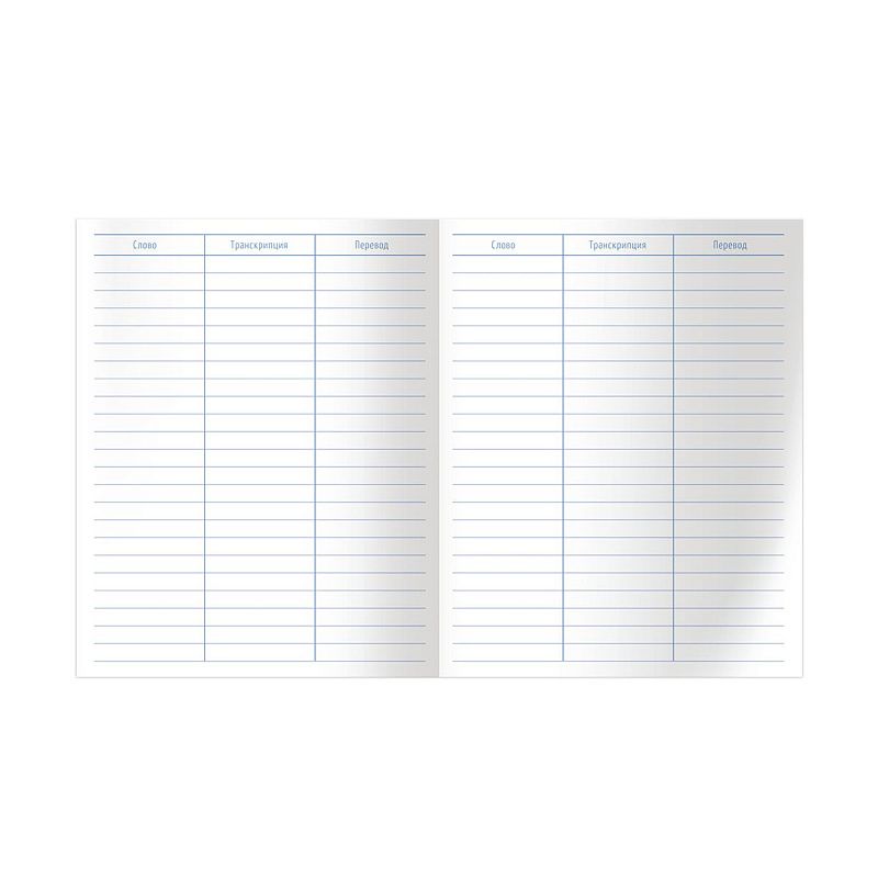 Тетрадь-словарик 48л., А5 для записи иностранных слов BG "Вокруг света"