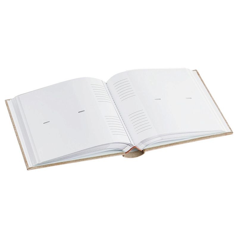 Фотоальбом 200 фото 10*15см, ArtSpace "Beige", бумажные страницы, ткань с окном