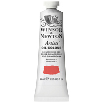 Краска масляная профессиональная Winsor&Newton "Artists Oil", 37мл, хинакридоновый красный