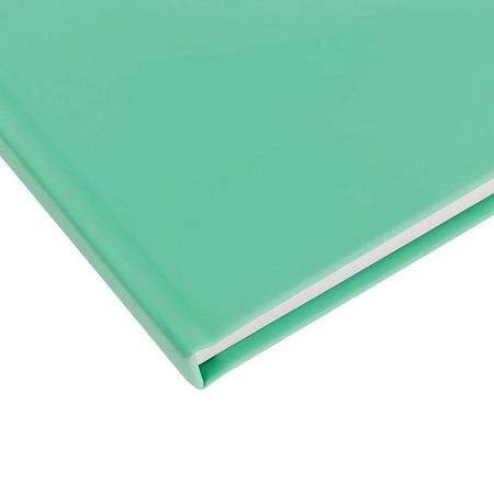 Скетчбук для акварели 40л., 150*200 Greenwich Line, бирюзовый, кожзам, на резинке, 200г/м2