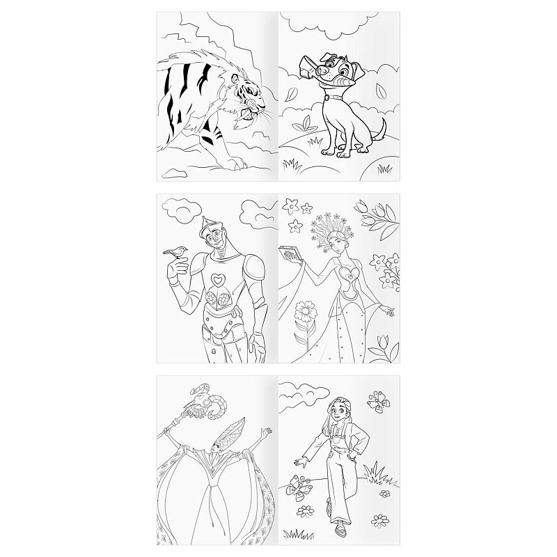 Раскраска А5,  8 стр., ТРИ СОВЫ "Волшебник Изумрудного города"