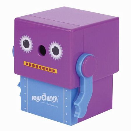 Точилка механическая ЮНЛАНДИЯ "I-Robot", корпус ассорти, 228484 