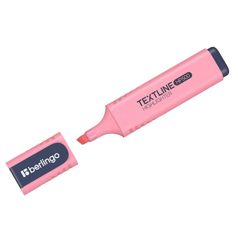 Текстовыделитель Berlingo "Textline HP500" коралловый, 1-5мм