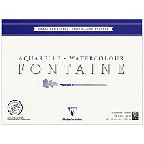 Альбом для акварели, 25л., 30*40, на склейке Clairefontaine "Fontaine Demi-satiné", 300г/м2, горяч. пресс., полу-сатин Альбом для акварели, 25л., 30*40, на склейке Clairefontaine "Fontaine Demi-satiné", 300г/м2, горяч. пресс., полу-сатин