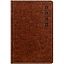 Телефонная книга А7, 64л., кожзам, BG "Nebraska. Brown", с вырубкой