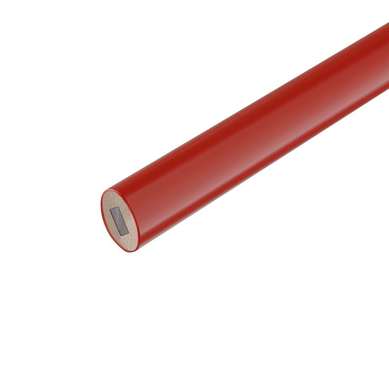 Карандаш столярный Красин "Мастер", овального сечения 2М(2B), заточен., пакет, европодвес 