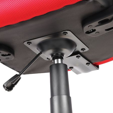 Кресло игровое Helmi HL-S12 "Mini", экокожа/ткань, черная/красная