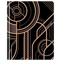 Дневник 1-11 кл. 48л. (твердый) Greenwich Line "Geometry. Black", иск. кожа, тисн. фольгой, тон. блок, ляссе