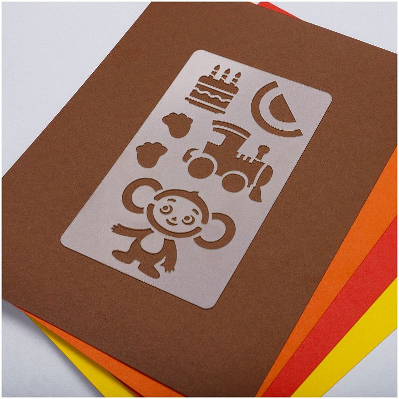 Набор трафаретов Мульти-Пульти "Чебурашка" 