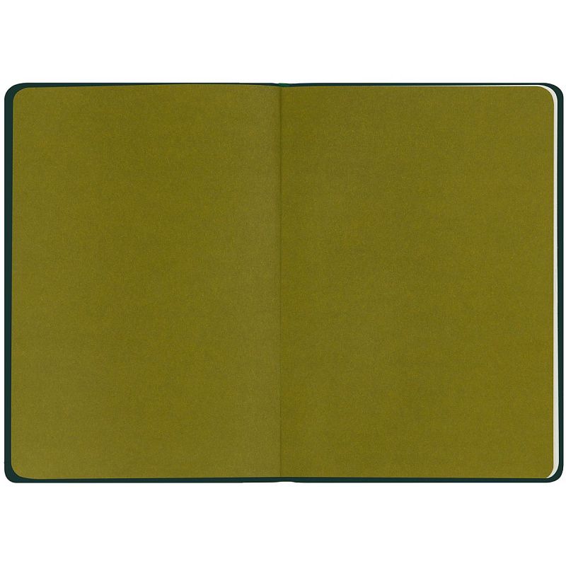 Записная книжка А6 80л. ЛАЙТ, кожзам, Greenwich Line "Classic. Olive", с резинкой, фактурное тиснение, блок в клетку