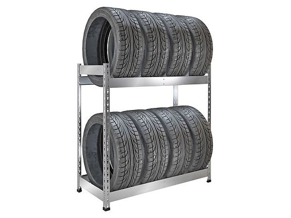 картинка Стеллаж SB 1153х1167х525 для хранения 8 шин оцинкованный от магазина
