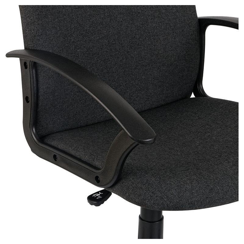 Кресло руководителя Helmi HL-E79 "Elegant" LTP, ткань серая, пиастра