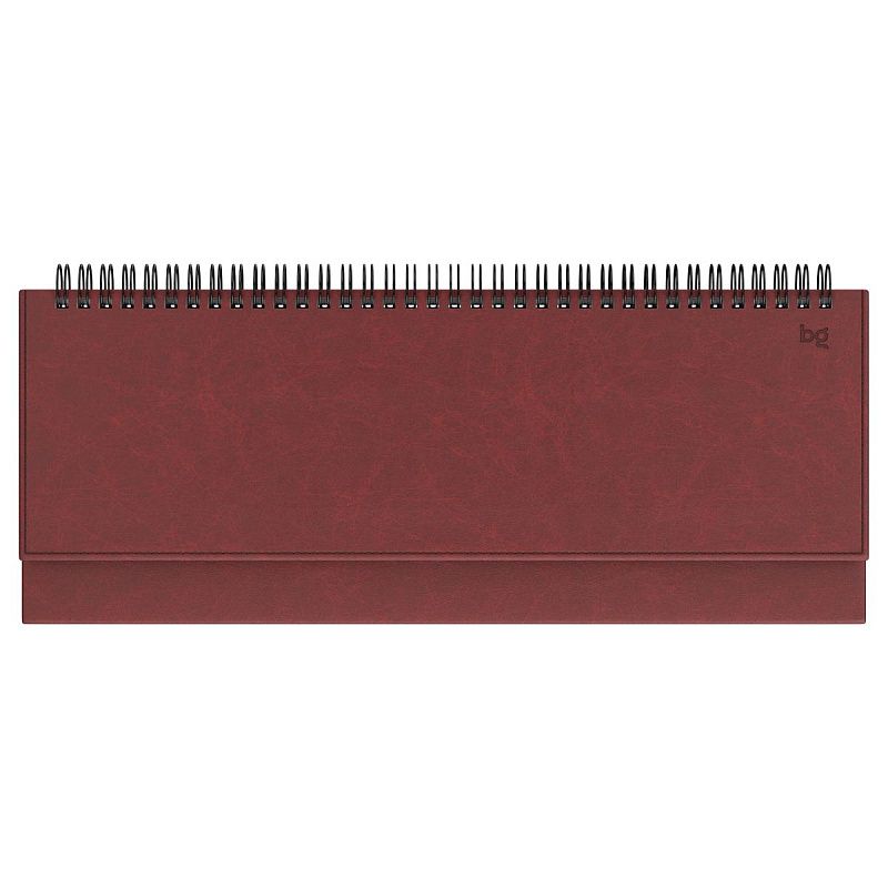 Планинг недатированный, 56л., 330*130мм, кожзам, BG "Nebraska. Dark red", красный
