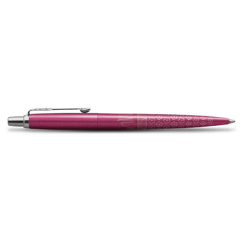 Ручка шариковая Parker "Jotter Tokyo Pink CT" синяя, 1,0мм, кнопочн., подарочная упаковка 