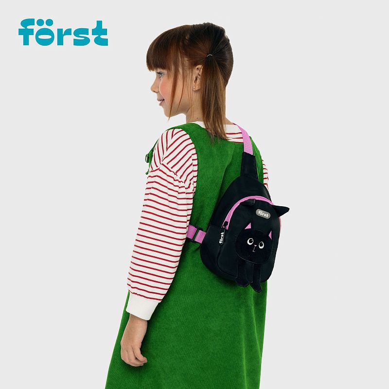 Рюкзак Först F-Kids "Purr" 21*14*7,5см, 1 отделение, уплотненная спинка 