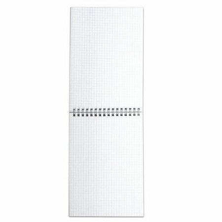 Блокнот А5 146х206 мм, 60 л., гребень, картон, жесткая подложка, клетка, BRAUBERG "Minimal Classic", 116426