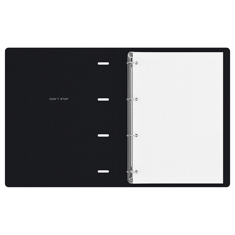 Тетрадь на кольцах А4, 120л., BG "Don't stop", картон, матовая ламинация, тиснение фольгой
