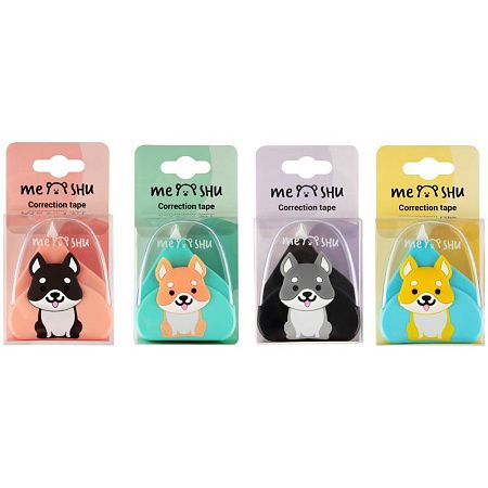 Корректирующая лента MESHU "Cute dog", 5мм*6м, ПВХ-бокс, европодвес