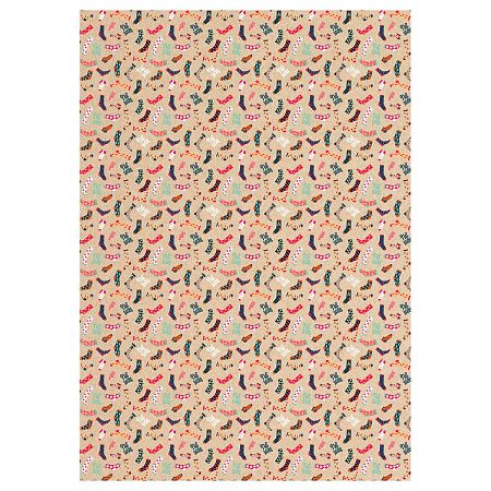 Упаковочная бумага крафт 70*100см, MESHU "Super Man", 70 г/м2, ассорти, 4 дизайна