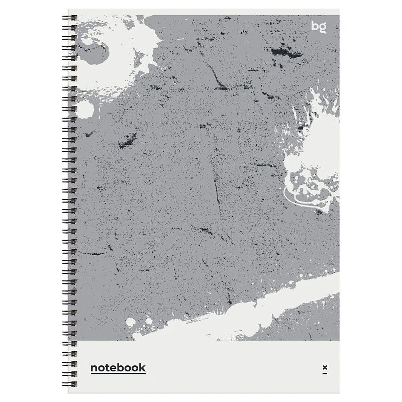 Тетрадь 96л., А4, клетка, на гребне BG "Лофт", матовая ламинация