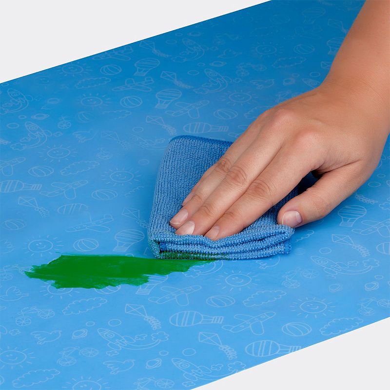 Клеенка для уроков труда Мульти-Пульти "Лазурь", 50*70см, ПВХ