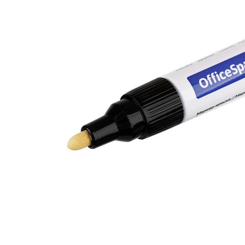 Маркер-краска OfficeSpace черная, 1-4мм, нитро-основа 