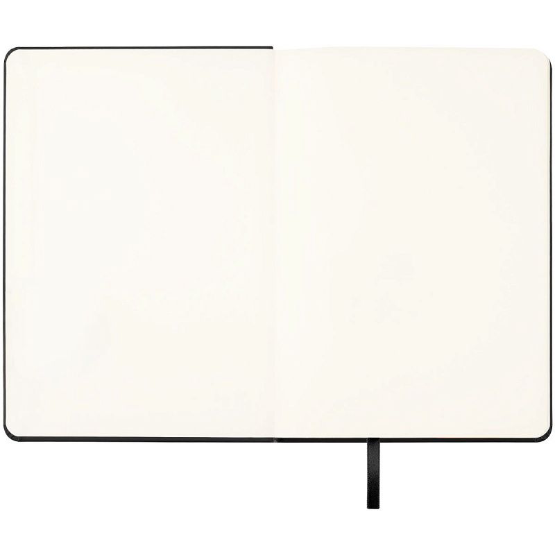 Скетчбук 80л., А5 Гамма "Студия", черный, твердая обложка, на резинке, слоновая кость, 140г/м2