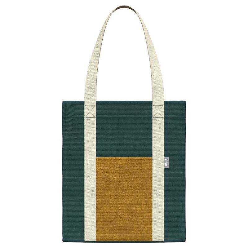 Сумка-шоппер Först "Grass" 40*35*8см, 1 отделение, 1 карман, вельветовая на кнопке