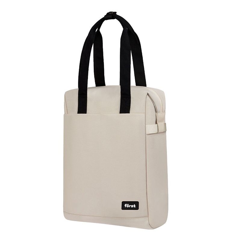 Рюкзак Först F-Casual "Beige Cream" 42*28,5*12,5см, 1 отделение, 1 карман, уплотненная спинка