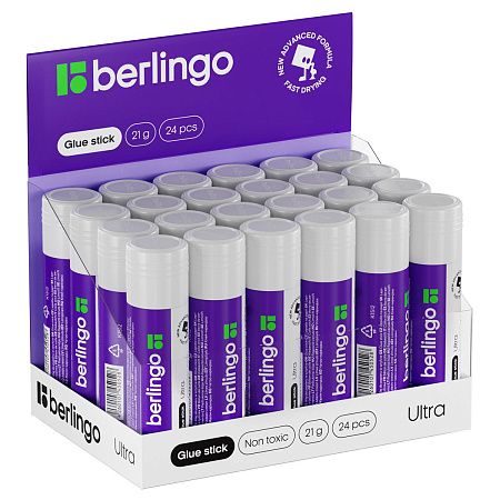 Клей-карандаш Berlingo "Ultra", 21г, ПВП