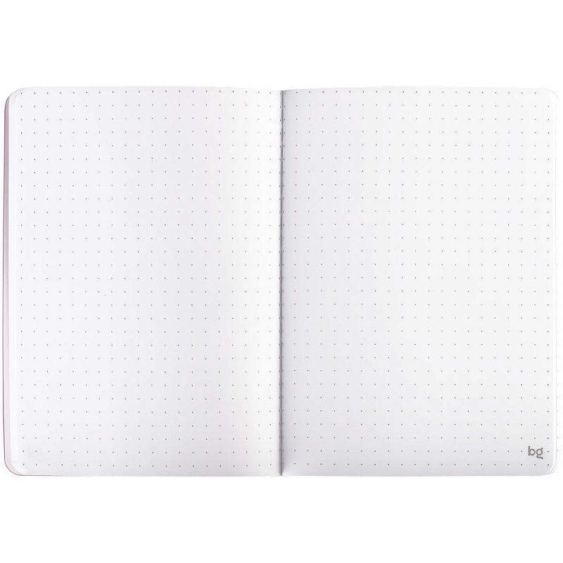 Записная книжка А6 50л. на сшивке BG "Neotone", розовый, фактурное тиснение, блок в точку 80г/м2