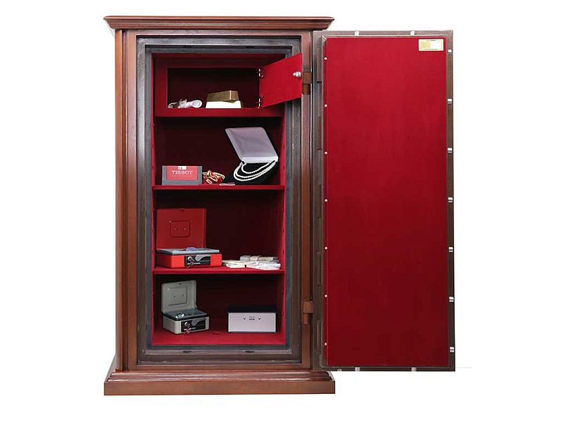 Огневзломостойкий сейф в дереве VALBERG Гарант Евро 133 Т Д (дуб)