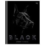 Дневник 1-11 кл. 48л. (твердый) BG "Just Black", soft-touch ламинация