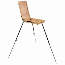 Этюдник BRAUBERG ART CLASSIC, бук, 40х25х7,5см, высота холста 70см, ножки метал 90см, ремень,190655 Этюдник BRAUBERG ART CLASSIC, бук, 40х25х7,5см, высота холста 70см, ножки метал 90см, ремень,190655