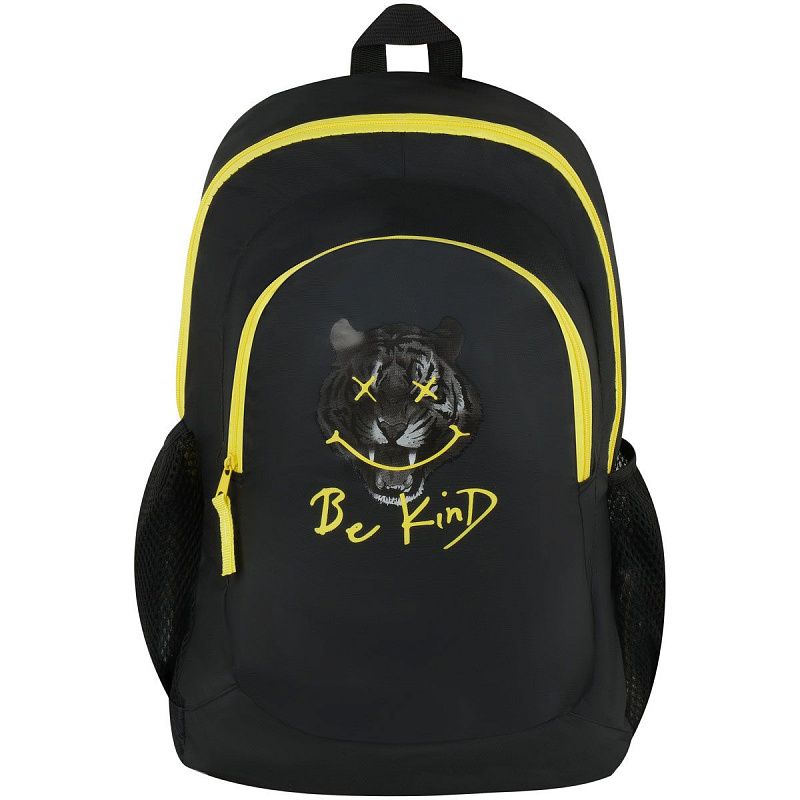 Рюкзак ArtSpace Classic "Tiger smile", 45*30*16см, 2 отделения, 2 кармана, PU покрытие, уплотн. спинка 