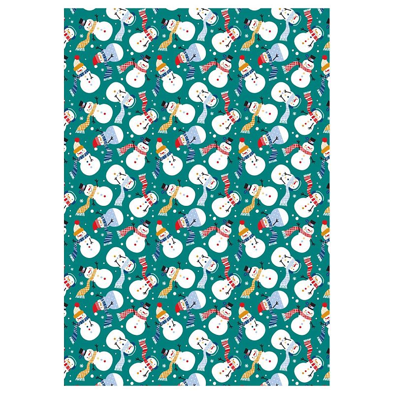 Упаковочная бумага глянц. 70*100см, MESHU "Happy New Year", 80 г/м2, ассорти, 4 дизайна