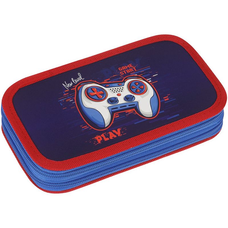 Пенал 2 отделения, 190*110 ArtSpace "Play", ламинированный картон, софт-тач 