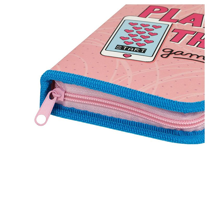 Пенал 1 отделение, 190*115 ArtSpace "Play", ламинированный картон, софт-тач 