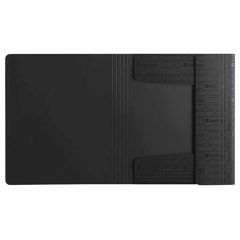 Папка для тетрадей на резинке Berlingo "Your Way" А5+, 600мкм, черная 