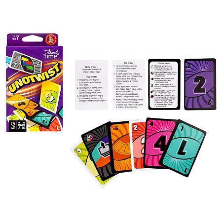 Игра настольная Десятое королевство "UnoTwist", картон, европодвес 