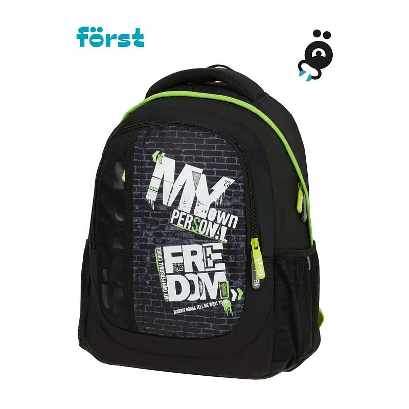 Рюкзак Först F-Trend "Freedom" 40*29*18см, 2 отделения, 3 кармана, эргономичная спинка 