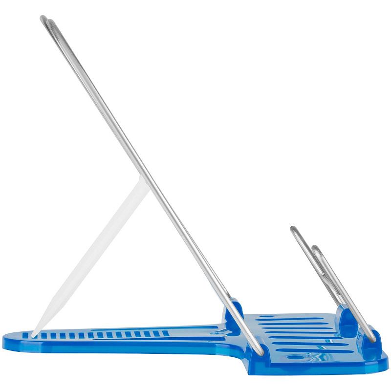 Подставка для книг СТАММ "Премиум", неоновая синяя 