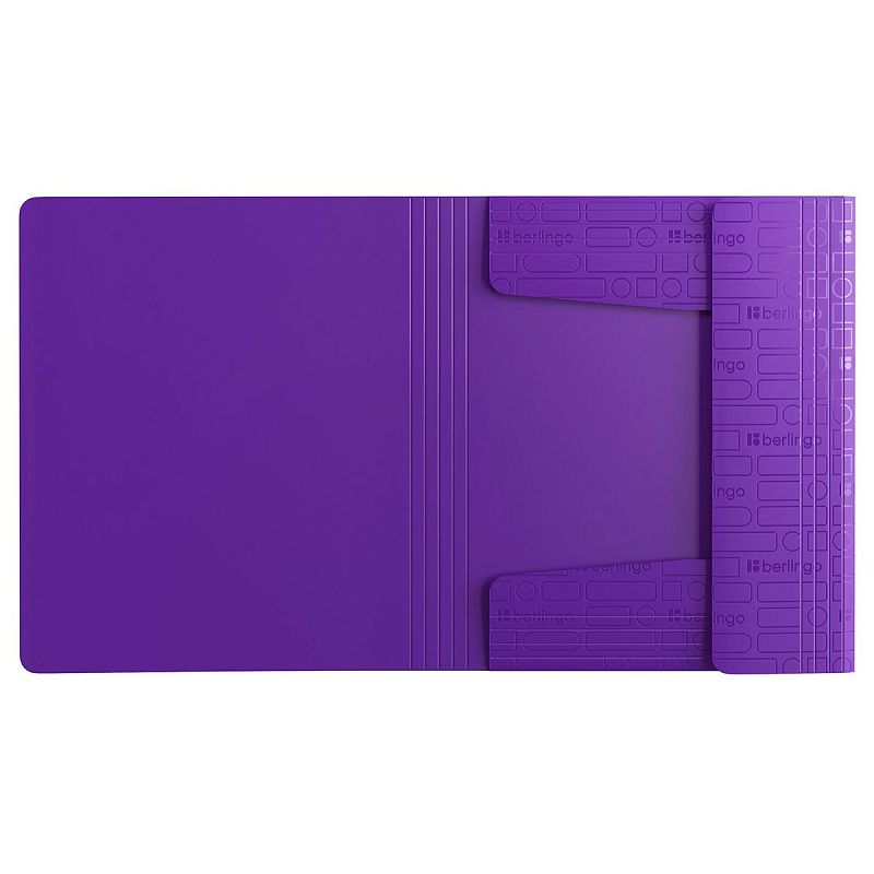 Папка для тетрадей на резинке Berlingo "Your Way" А5+, 600мкм, фиолетовая 