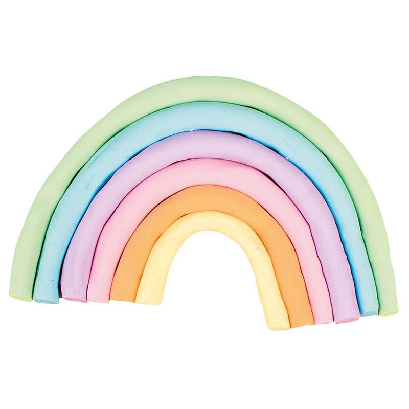 Пластилин JOVI, 06 пастельных цветов, 90г, растительный, картон, европодвес