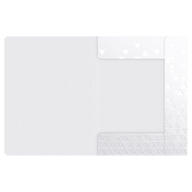 Папка на резинке Berlingo "DoubleWhite" А4, 600мкм, белая 