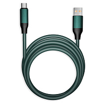 Кабель Smartbuy Bold, USB - Type-C, экстрапрочный, 3A output, оплетка TPE, 1м, мятный