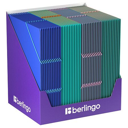 Папка на резинке Berlingo "Soft Touch Pro" А4, пластик, 600мкм, софт-тач, ассорти 