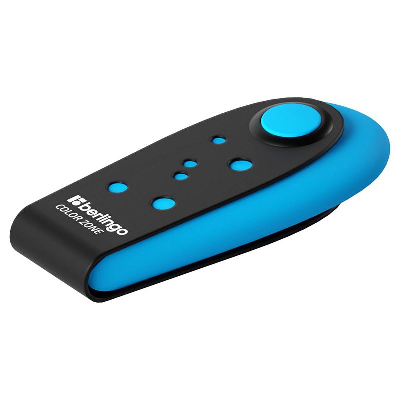 Ластик Berlingo "Color Zone", прямоугол./овальн., термопластичная резина, 60*24*15мм, пласт. футляр 