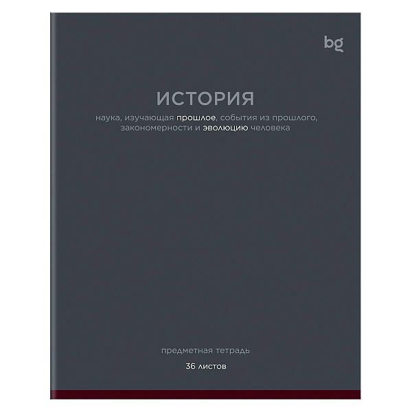 Тетрадь предметная 36л. BG "Сolor balance" - История, эконом