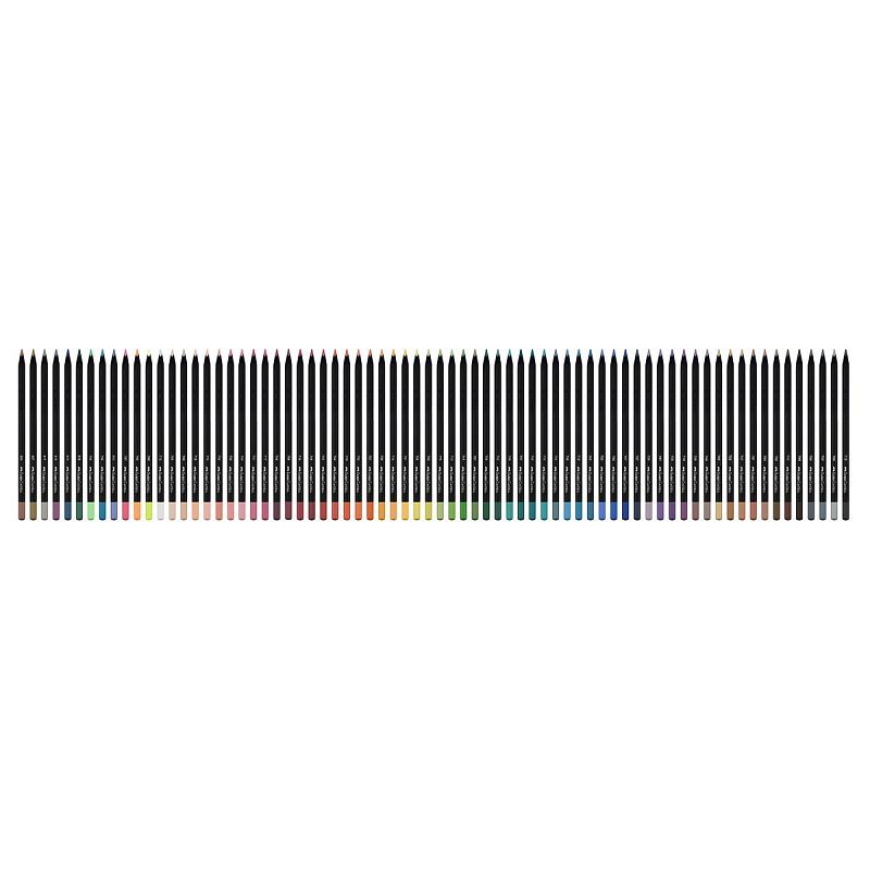 Карандаши цветные Faber-Castell "Black Edition", 72 цв., трехгран., черное дерево, заточен., пенал-скрутка